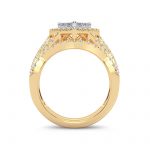 14K 1.00ct Diamond Bridal Ring - Image 3