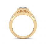 14K 0.50ct Diamond Bridal Ring - Image 3