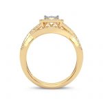 14K 0.50ct Diamond Bridal Ring - Image 3