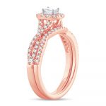 14K 0.77CT Diamond BRIDAL RING - Image 2