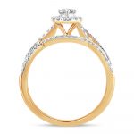 14K 0.75 Fancy Cut Bridal - Image 3