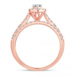 14K 1.00CT Diamond BRIDAL RING - Image 3