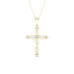 10K 0.10CT Diamond Pendant