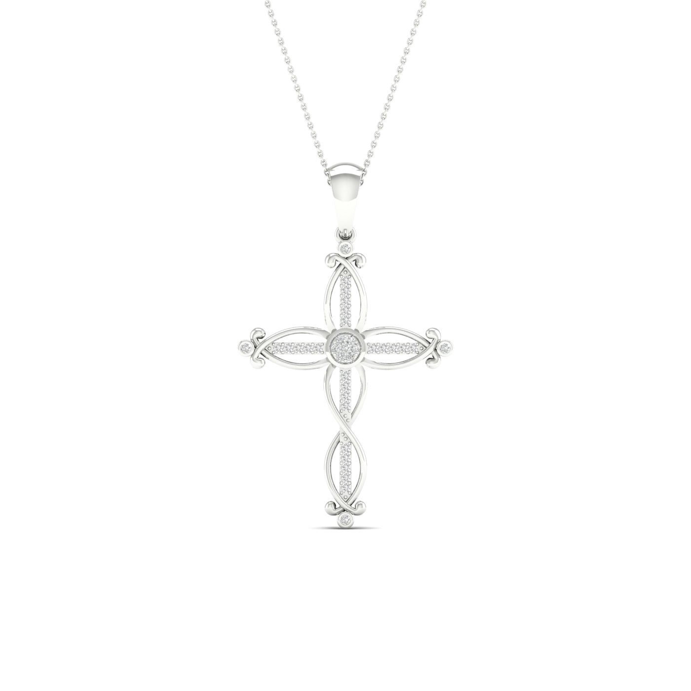 52562_1.jpg 10K 0.10CT Diamond Pendant - Image 1