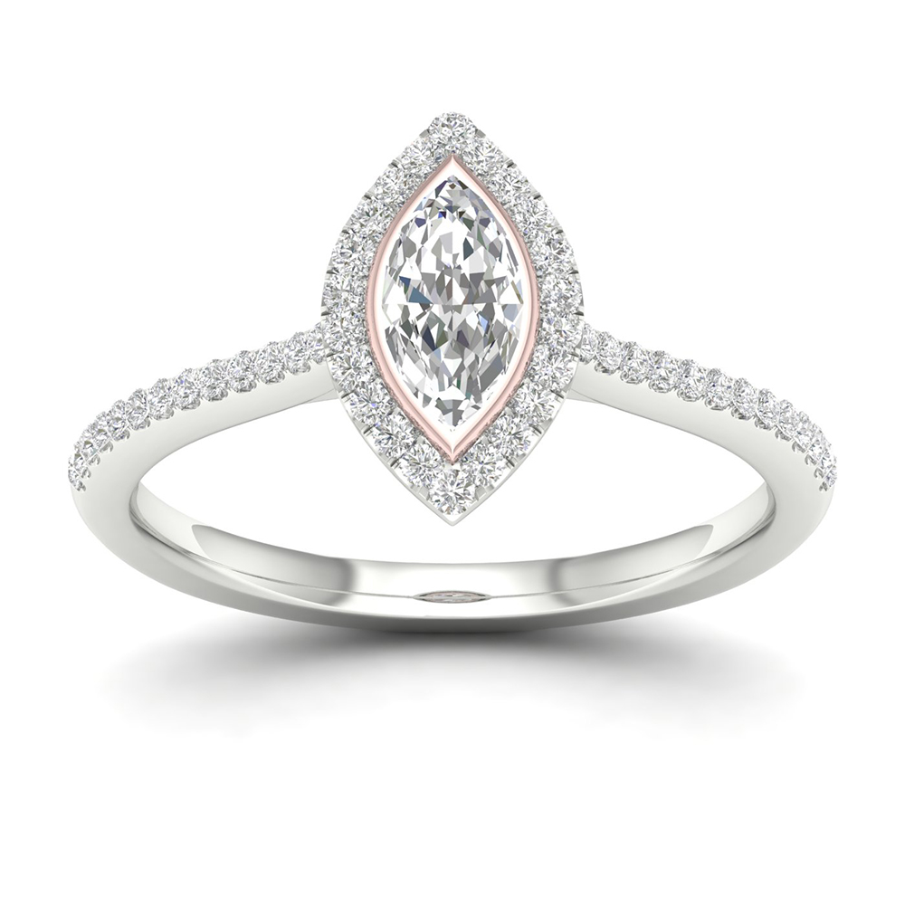 52597.jpg 14K 0.33CT Diamond RING - Image 1