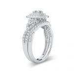 14K 1.00CT Diamond Bridal Ring - Image 2