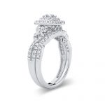 14K 1.00CT Diamond Bridal Ring - Image 2