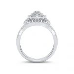 14K 1.00CT Diamond Bridal Ring - Image 3