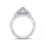 14K 1.00CT Diamond Bridal Ring - Image 3