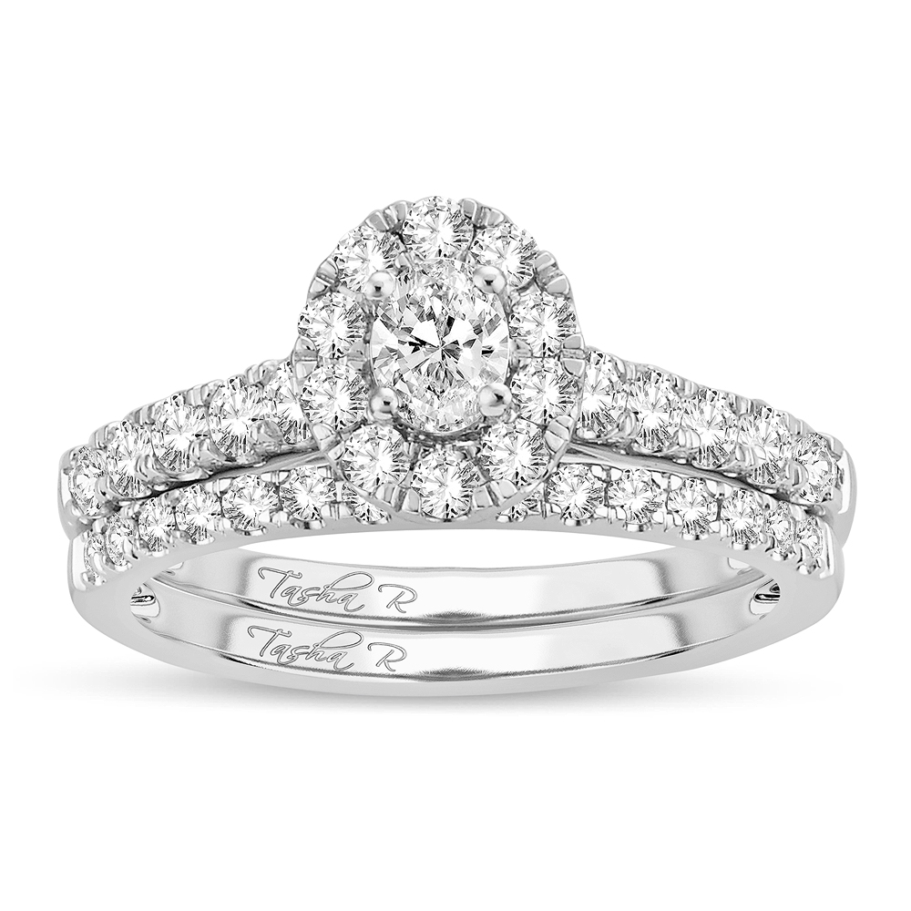 53208_1.jpg 14K 1.00CT Fancy Cut Bridal Ring - Image 1