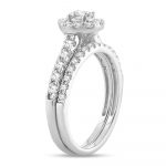 14K 1.00CT Fancy Cut Bridal Ring - Image 2