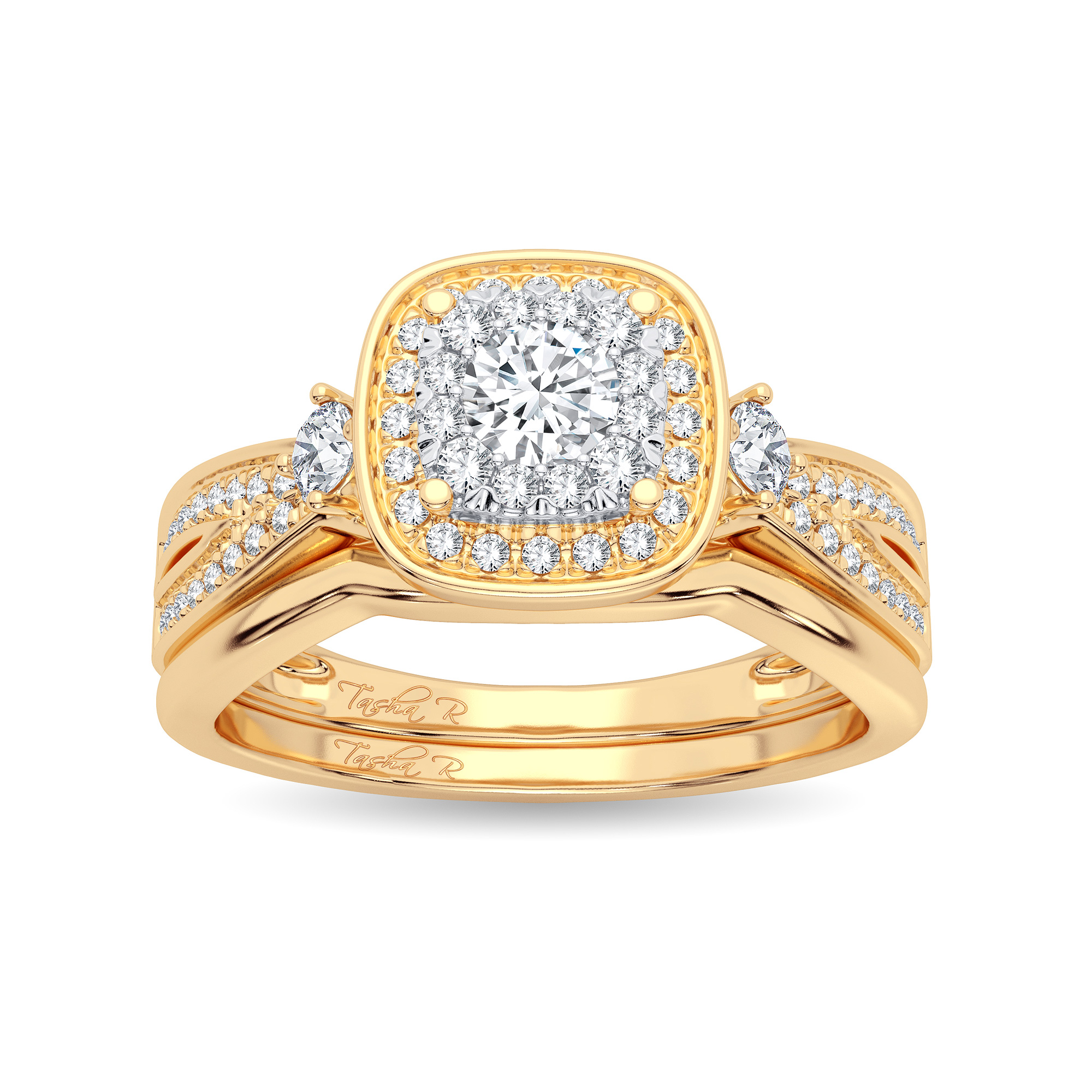 53254_1.jpg 14K 0.40CT DIAMOND BRIDAL RING - Image 1
