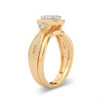 14K 0.40CT DIAMOND BRIDAL RING - Image 2