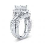 14K 1.50ct Diamond Bridal Ring - Image 2