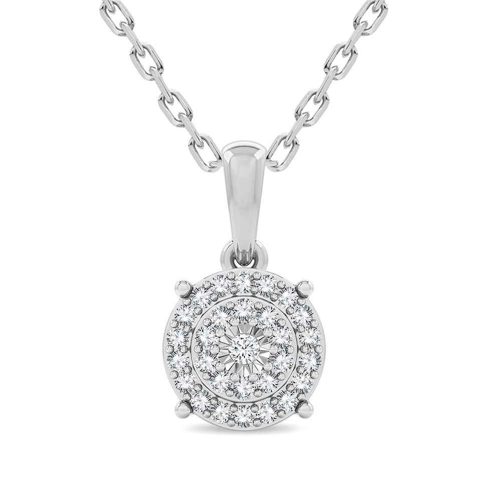 53409_1.jpg 14K 0.20CT Diamond Pendant - Image 1