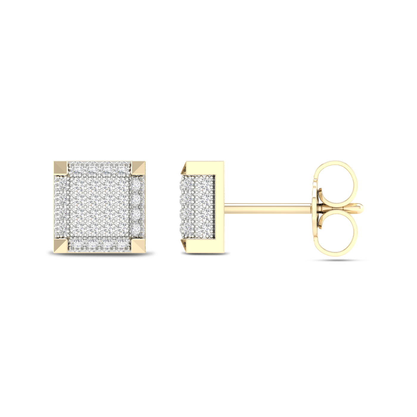53447.jpg 10K 0.33CT Diamond Earring - Image 1