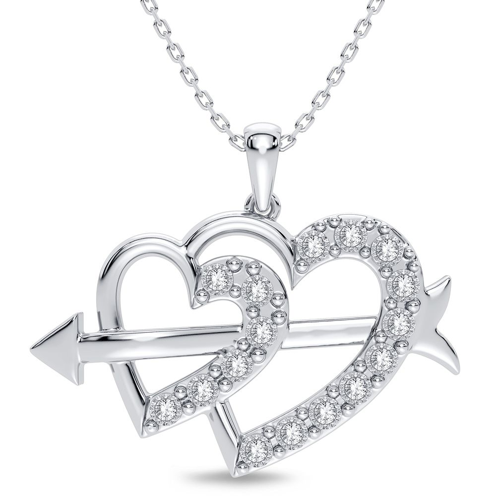 53717_1.jpg 10K 0.20CT Diamond Pendant - Image 1