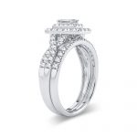 14K 1.00CT Diamond Bridal Ring - Image 2