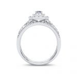 14K 1.00CT Diamond Bridal Ring - Image 3