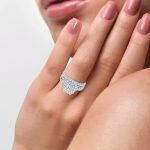 14K 1.00CT Diamond Bridal Ring - Image 4