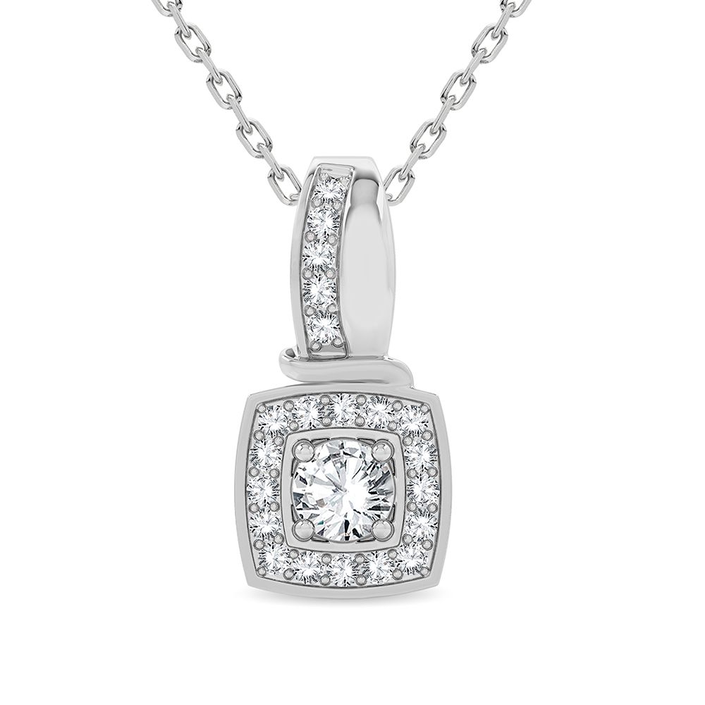 53755_1.jpg 14K 0.25CT Diamond Pendant - Image 1