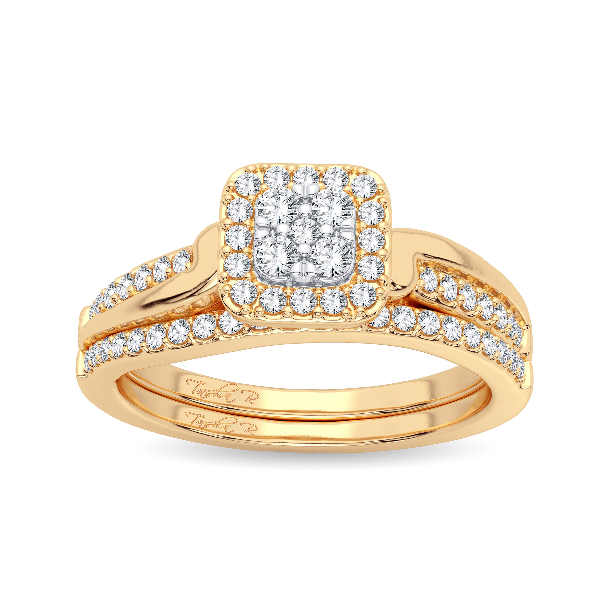 54011_1.jpg 14K 0.40CT DIAMOND BRIDAL RING - Image 1