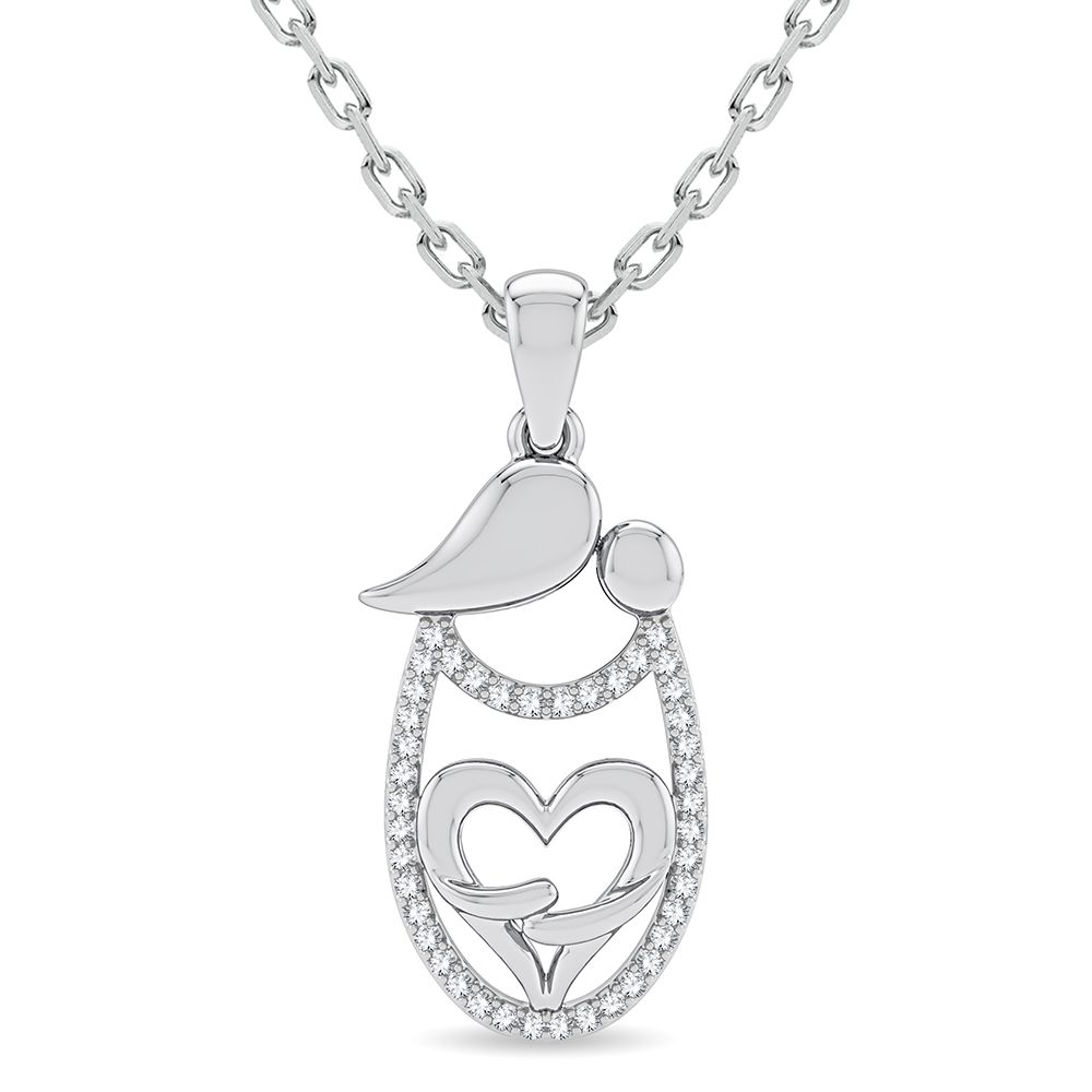54176_1.jpg 14K 0.10CT Diamond Pendant - Image 1