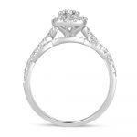 14K 1.00CT DIAMOND BRIDALRING - Image 3