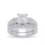 14K 0.90ct Diamond Bridal Ring