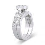 14K 0.90ct Diamond Bridal Ring - Image 2