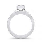 14K 0.90ct Diamond Bridal Ring - Image 3