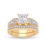 14K 0.90ct Diamond Bridal Ring
