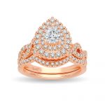14K 1.00CT Diamond Bridal Ring