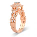 14K 1.00CT Diamond Bridal Ring - Image 2