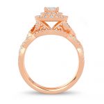 14K 1.00CT Diamond Bridal Ring - Image 3