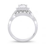 14K 0.62CT Diamond Bridal Ring - Image 3