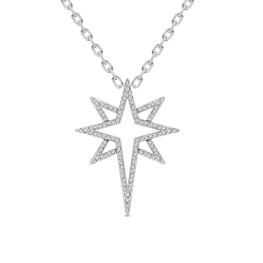54742_1.jpg 14K 0.50CT Diamond Pendant - Image 1