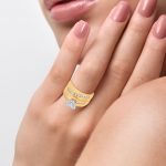 14K 1.16ct Diamond Trio Set - Image 3