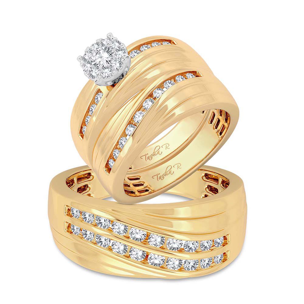 54762_1.jpg 14K 1.13CT Diamond Trio Set - Image 1