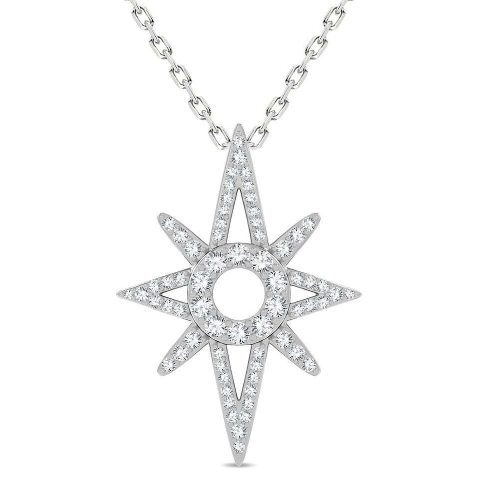 54785_1.jpg 14K 0.75CT Diamond Pendant - Image 1