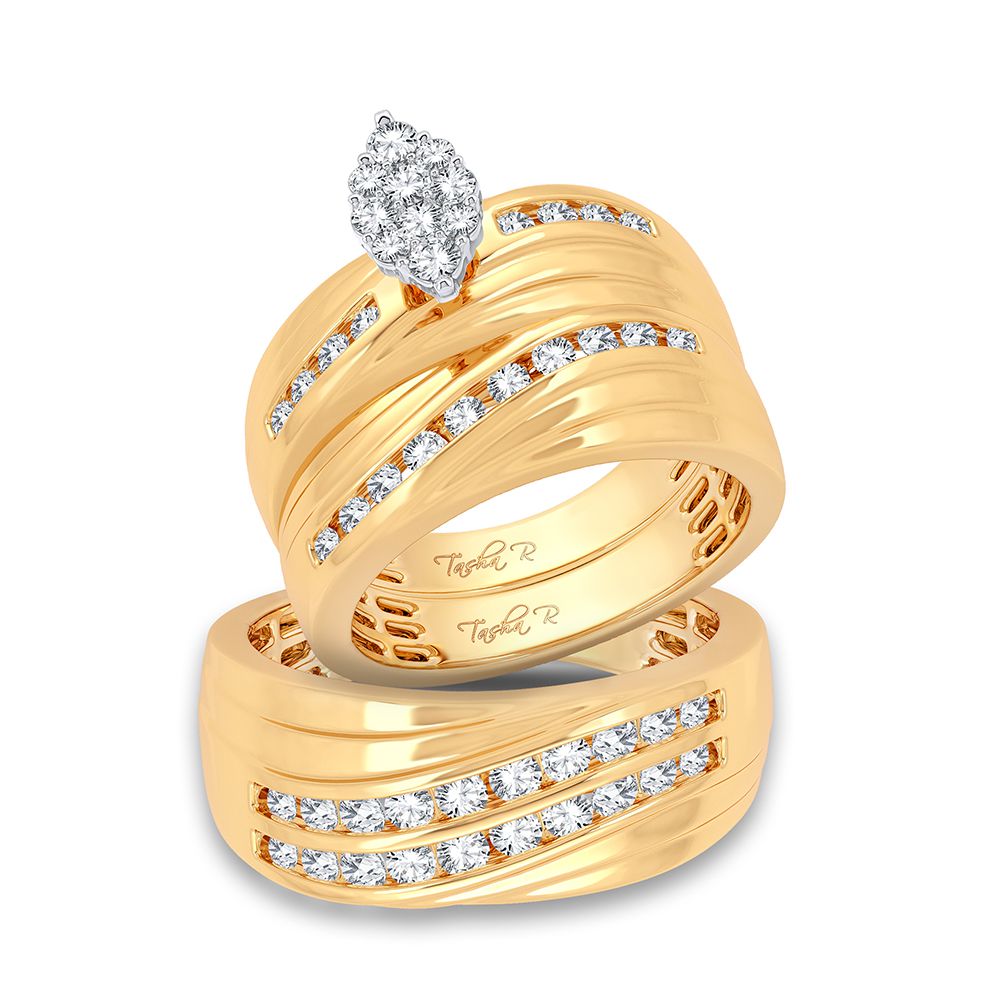 54787_1.jpg 14K 1.13ct Diamond Trio Set - Image 1