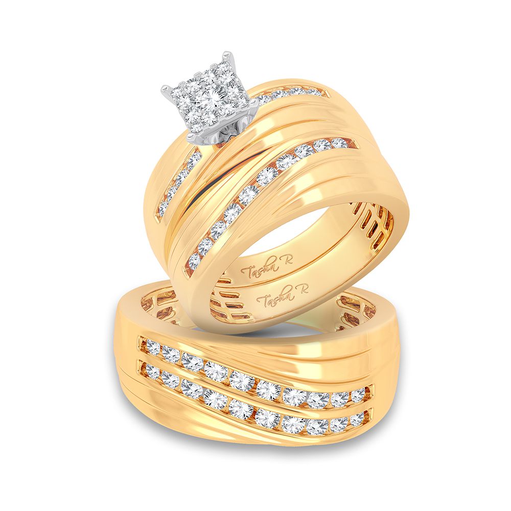 54790_1.jpg 14K 1.13ct Diamond Trio Set - Image 1