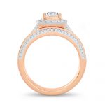 14K 0.64CT Diamond Bridal Ring - Image 3