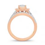 14K 0.62CT Diamond Bridal Ring - Image 3
