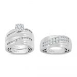 14K 1.13CT Diamond Trio Set - Image 2