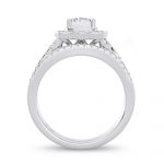14K 0.62CT Diamond Bridal Ring - Image 3