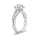 14K 1.00CT Diamond Bridal Ring - Image 2