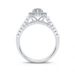 14K 1.00CT Diamond Bridal Ring - Image 3