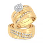14K 1.13CT Diamond Trio Set