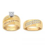 14K 1.13CT Diamond Trio Set - Image 2